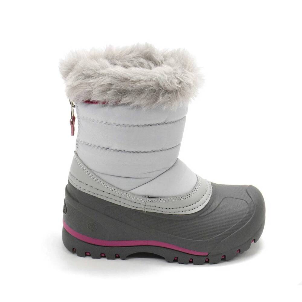 NEW NORTHSIDE girl's ainsley lightweight winter boots in gray